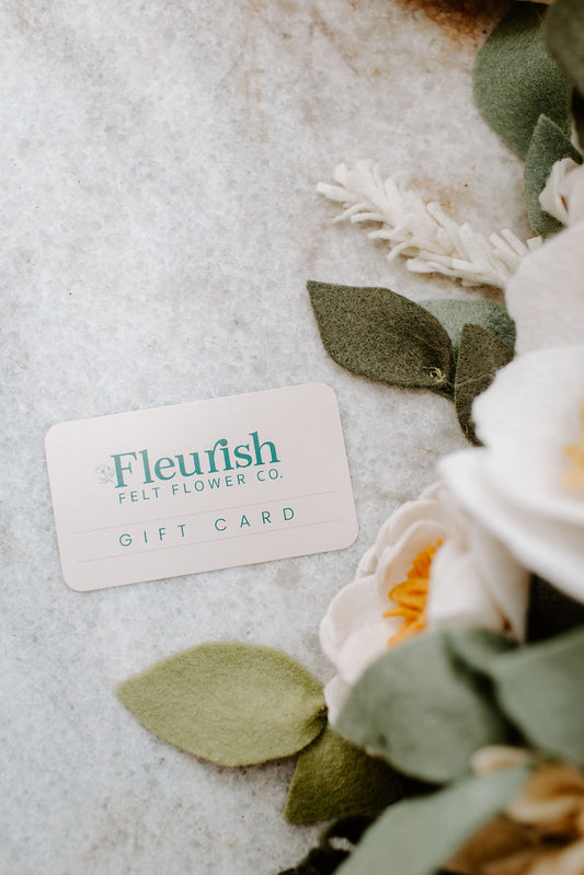 Fleurish Felt Flower Co. Gift Card